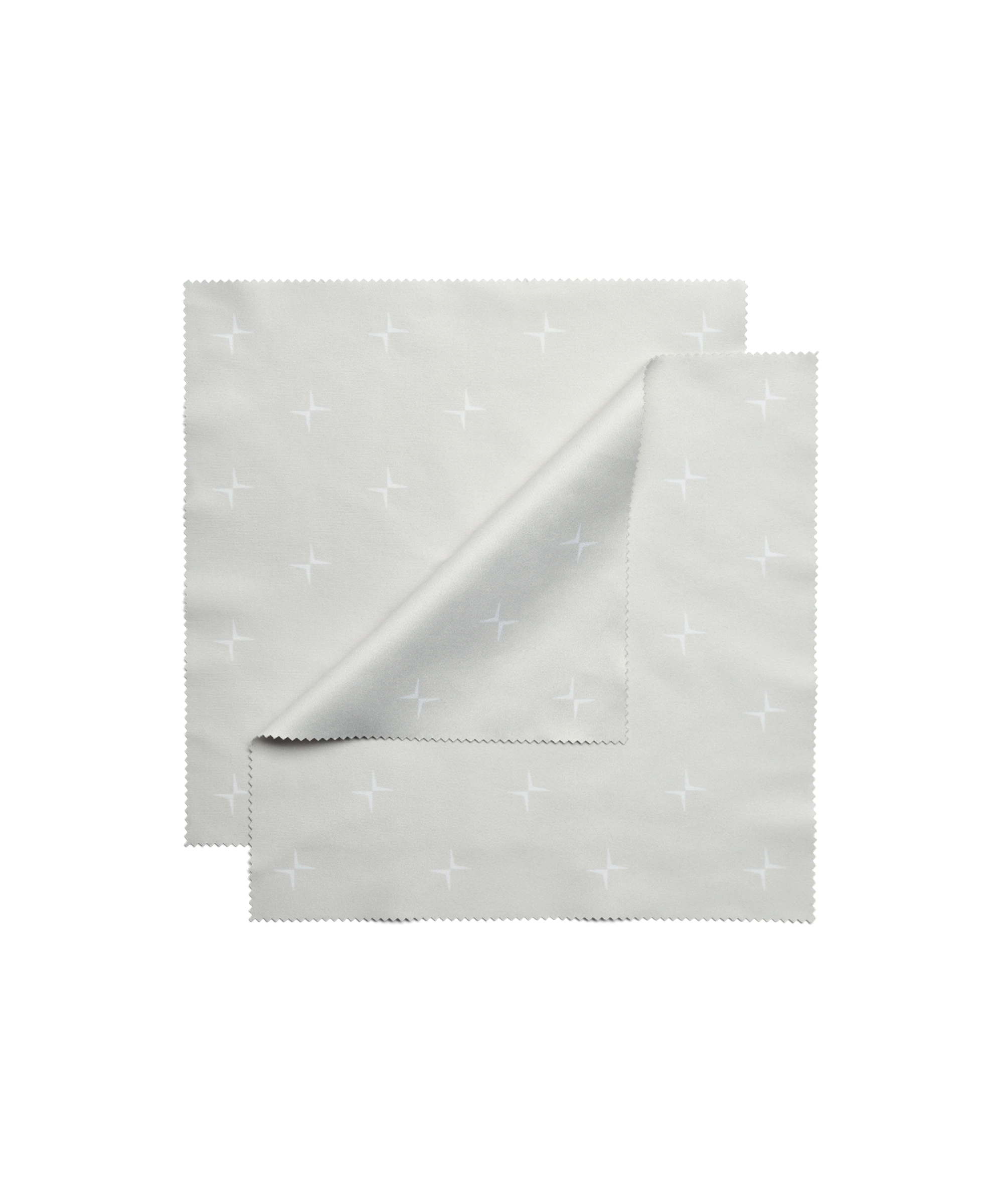 Grey microfibre dry cloth
