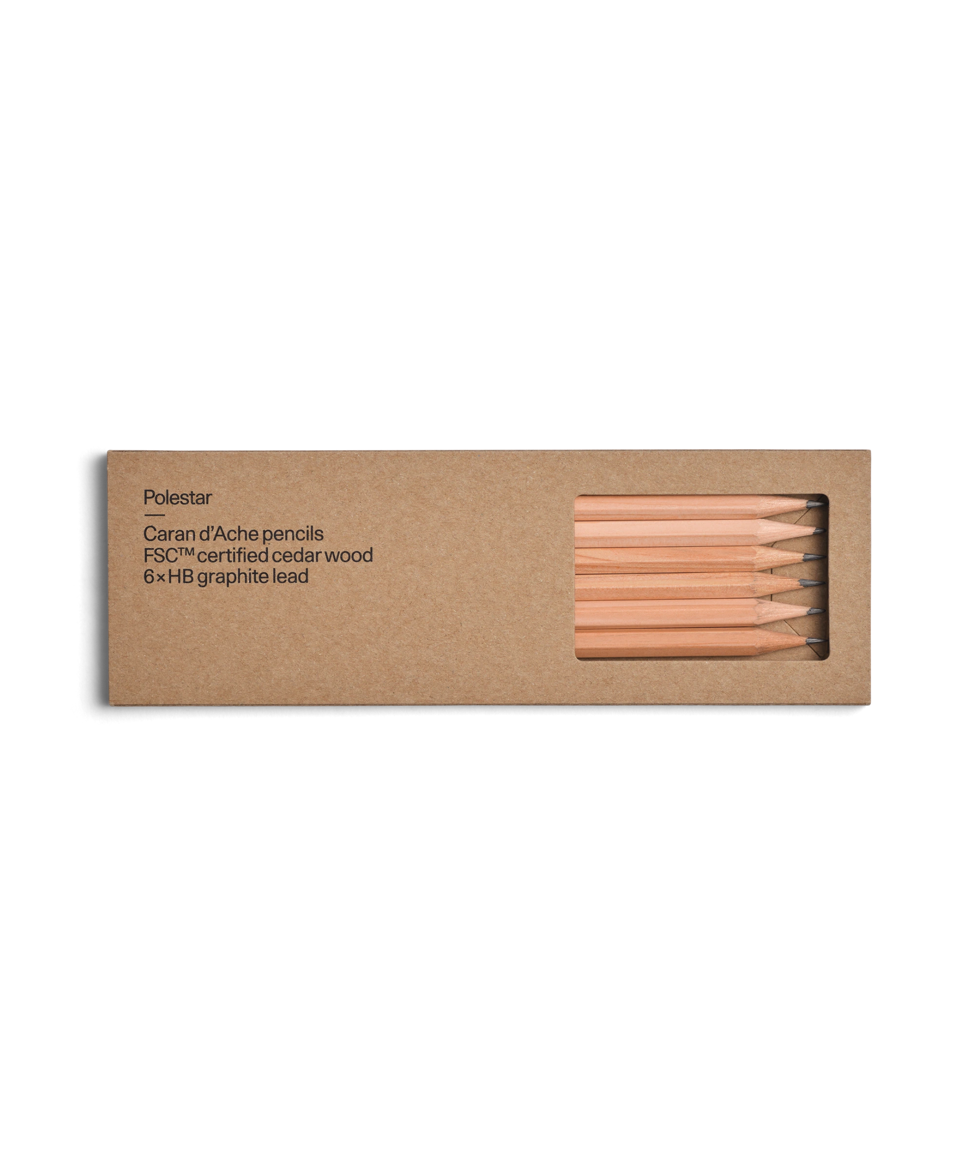 Package with 6 pencils