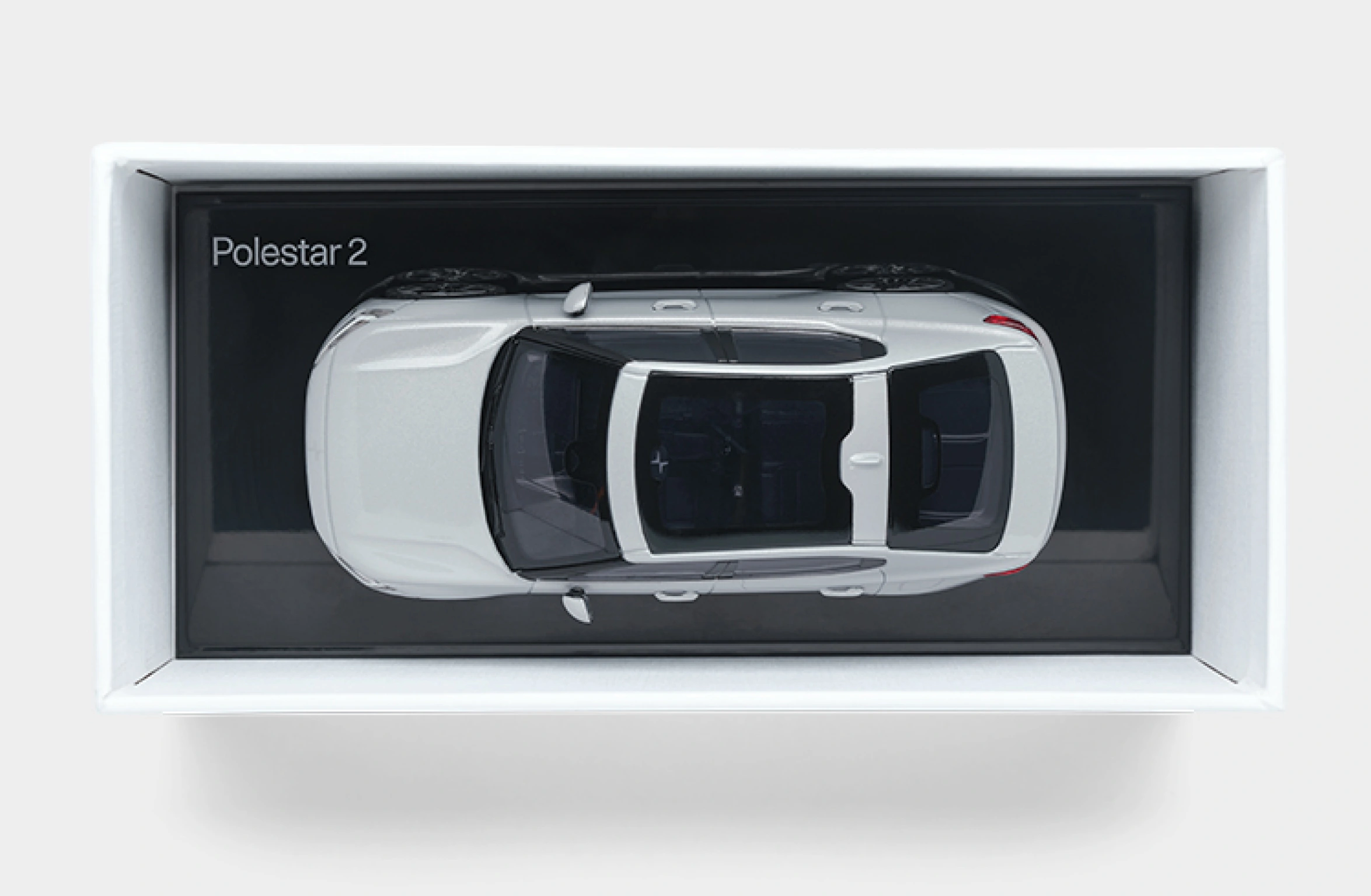 Polestar 2, 1:43 Scale Model in color magnesium