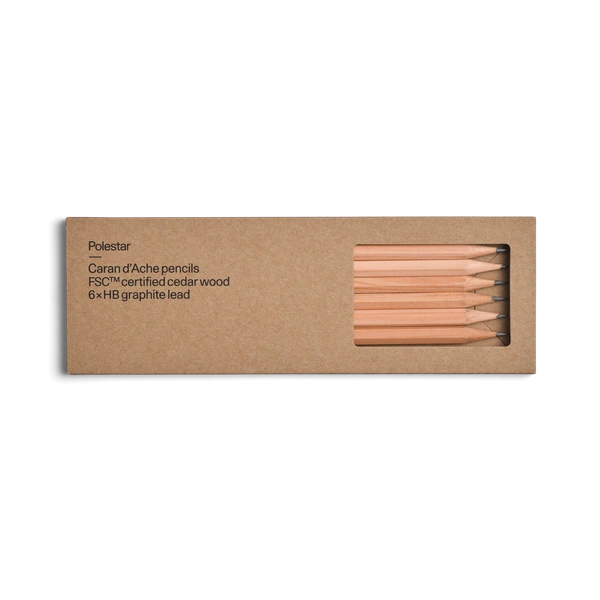 Package with 6 pencils