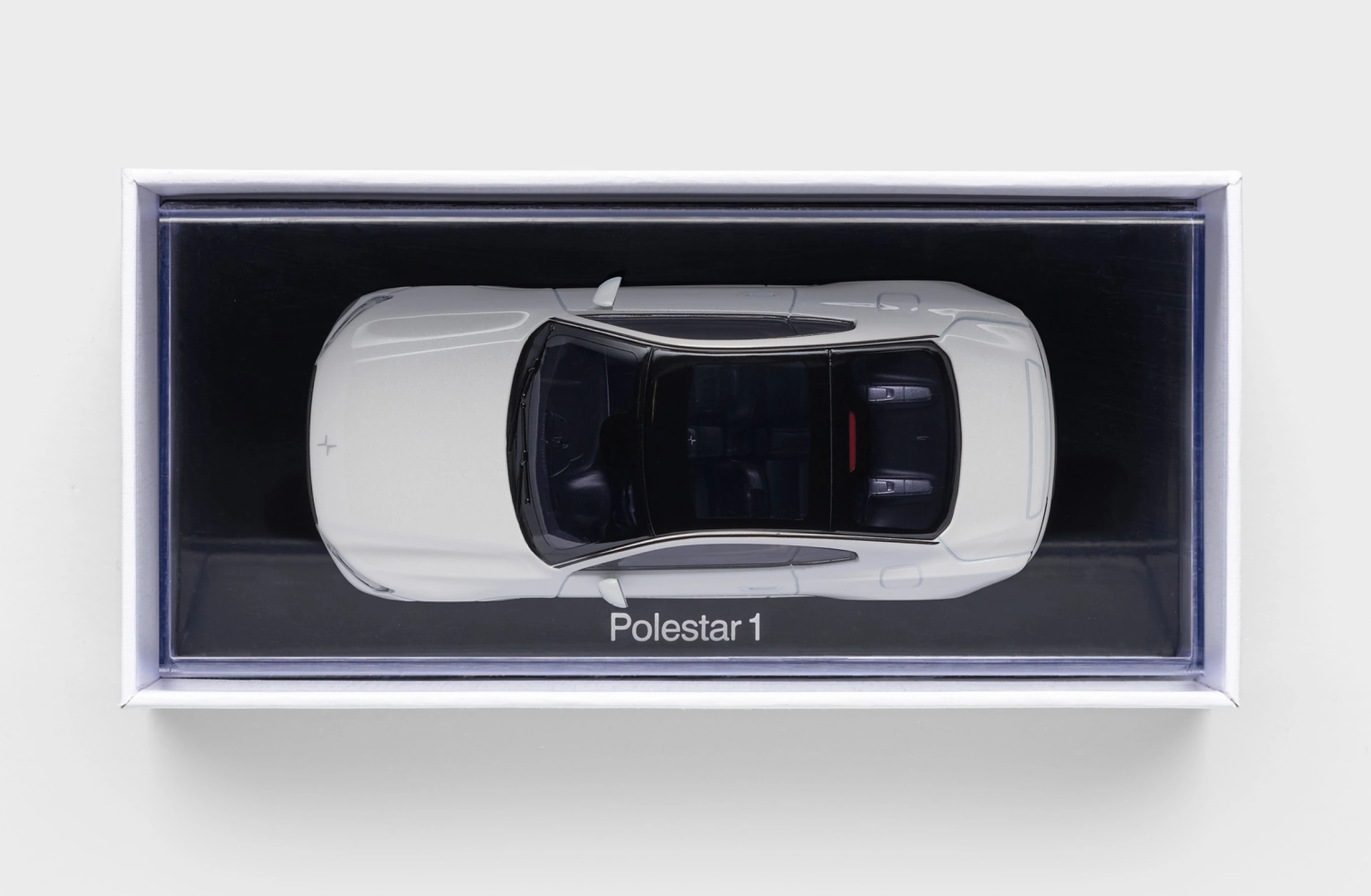 Polestar 1, 1:43 Scale Model in color snow