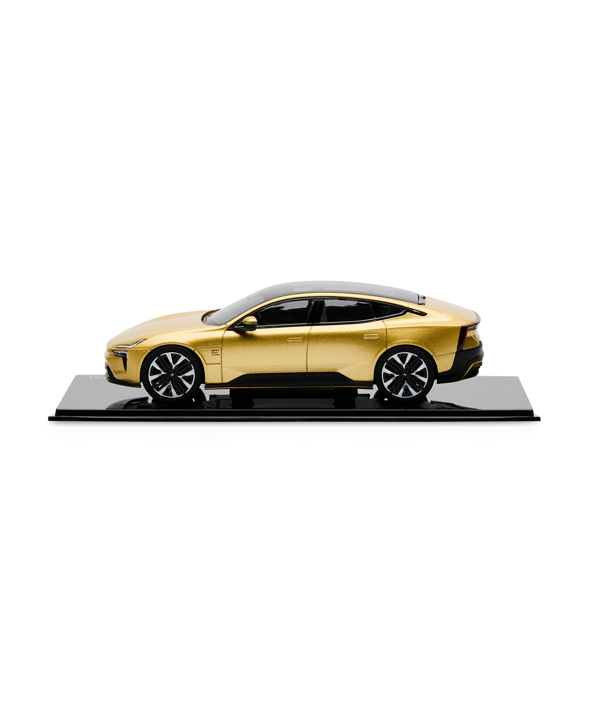 Modellauto Polestar 5 im Maßstab 1:43 im gold