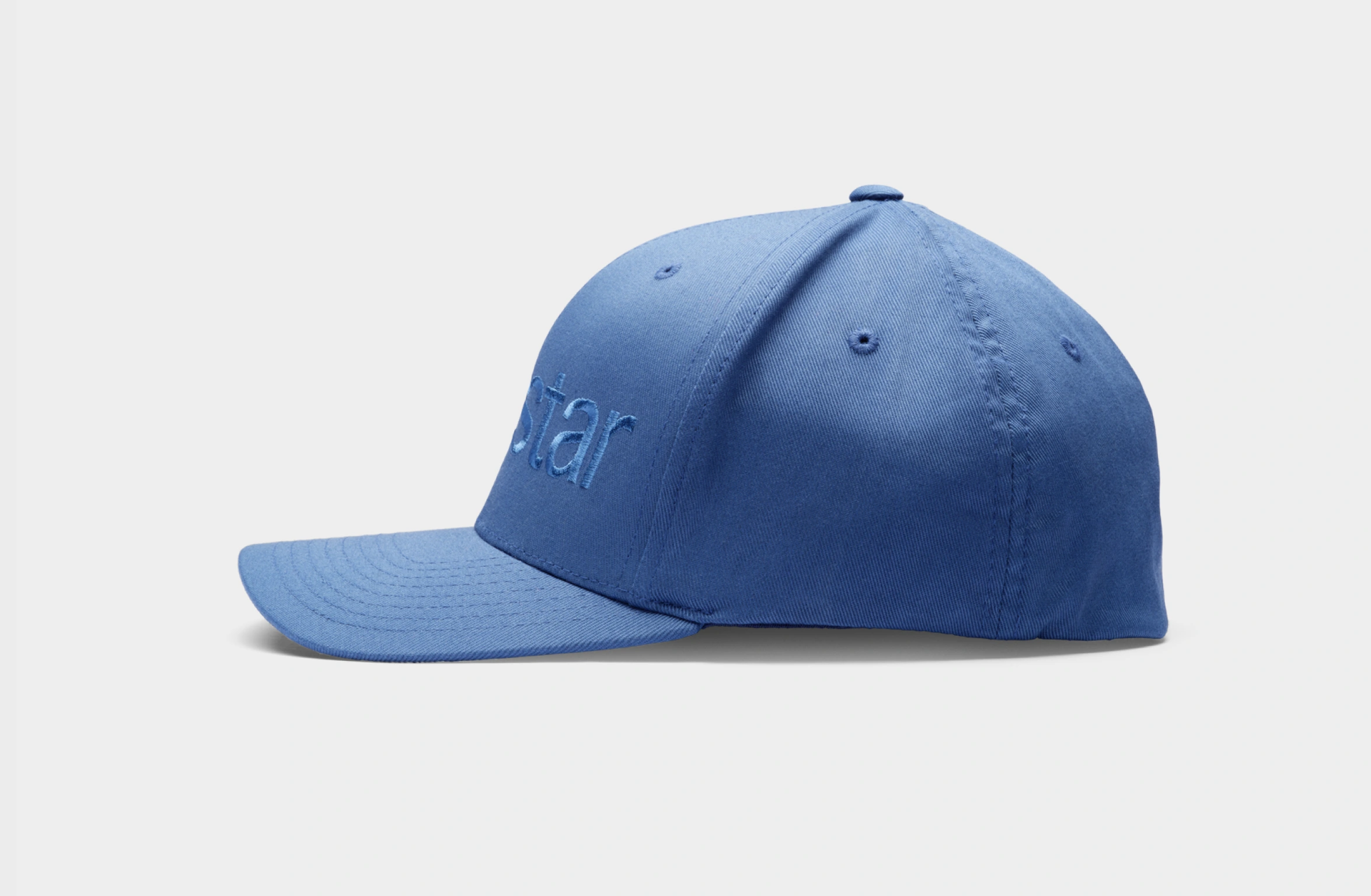 Blue cap with tone-on-tone Polestar wordmark