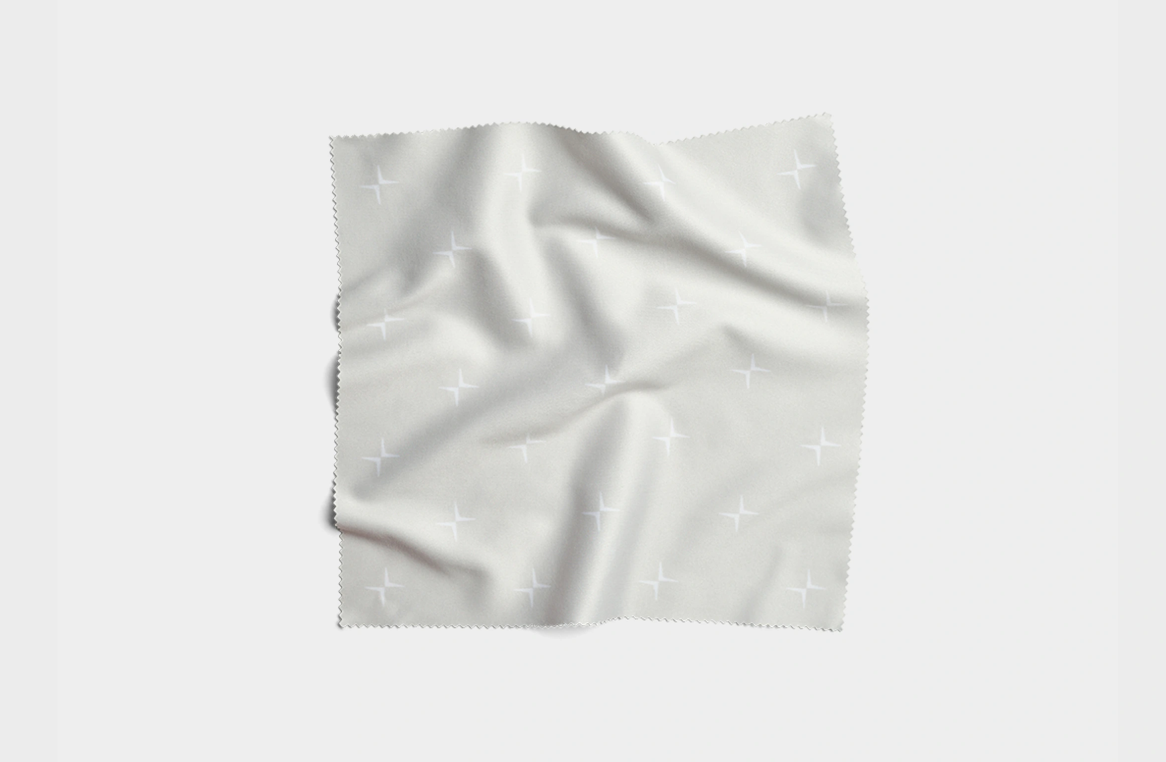 Grey microfibre dry cloth