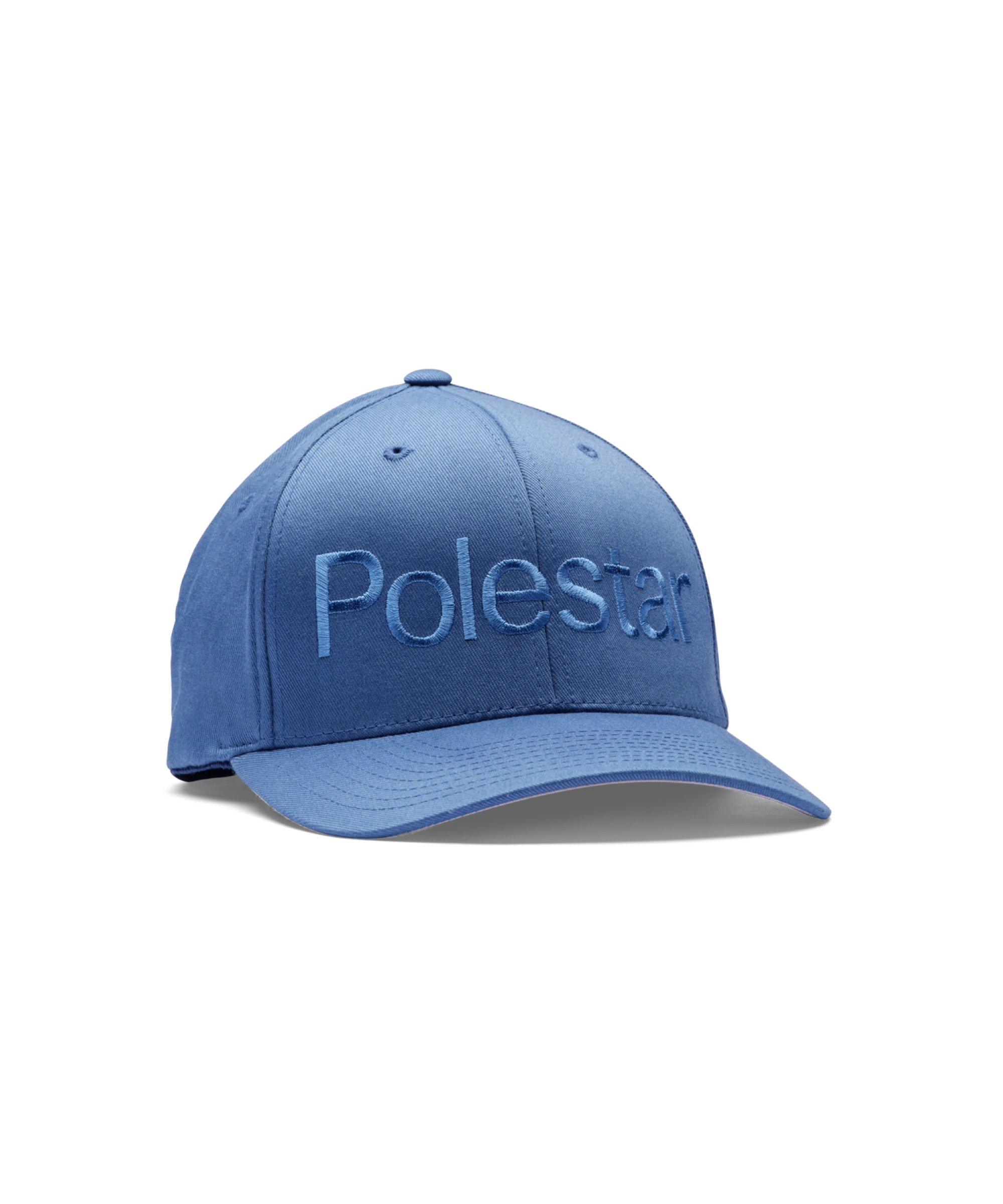 Blå keps med ton-i-ton Polestar-ordmärke