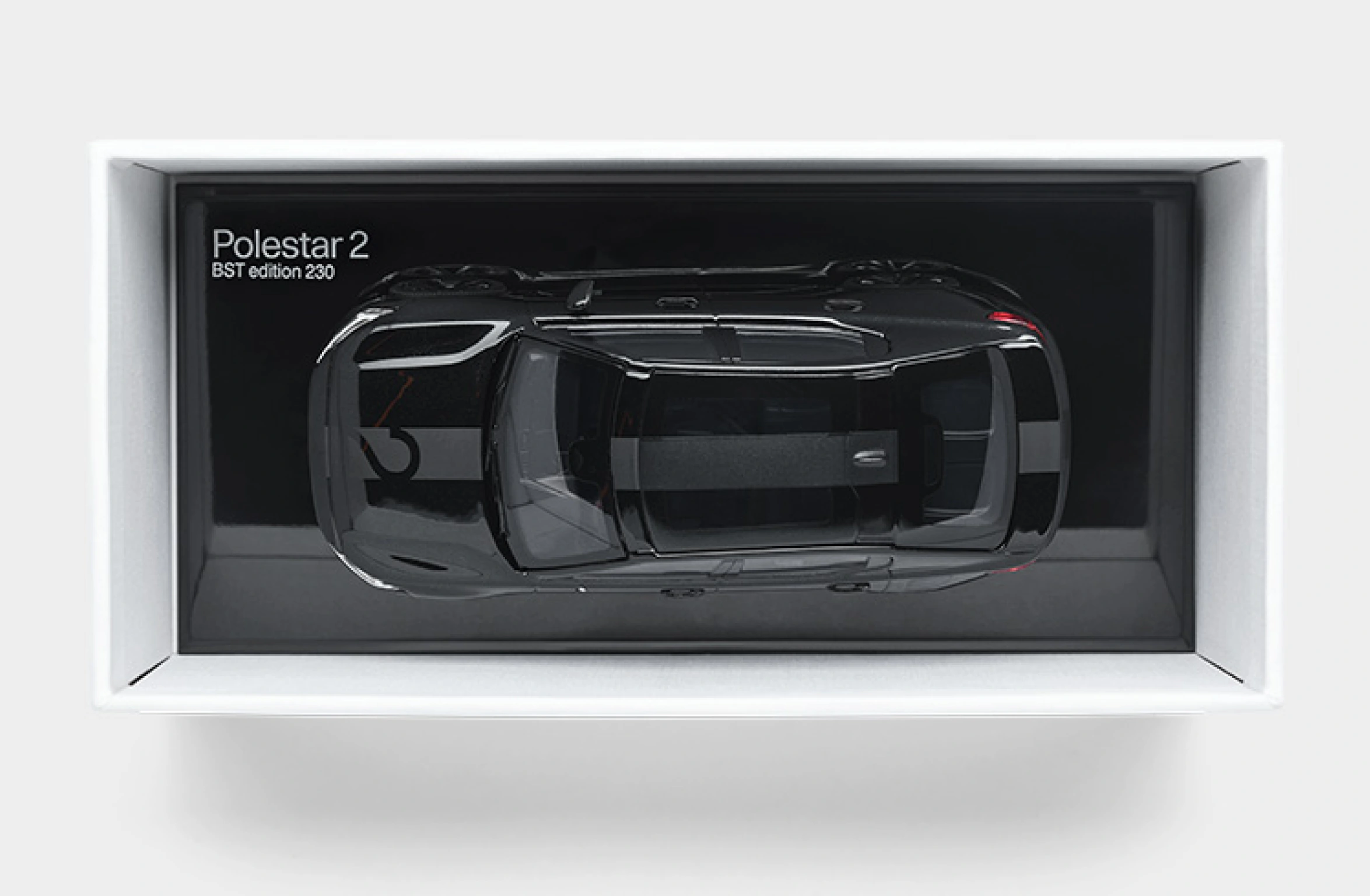 Polestar 2 BST Edition 230, skalamodel i størrelsesforholdet 1:43 black