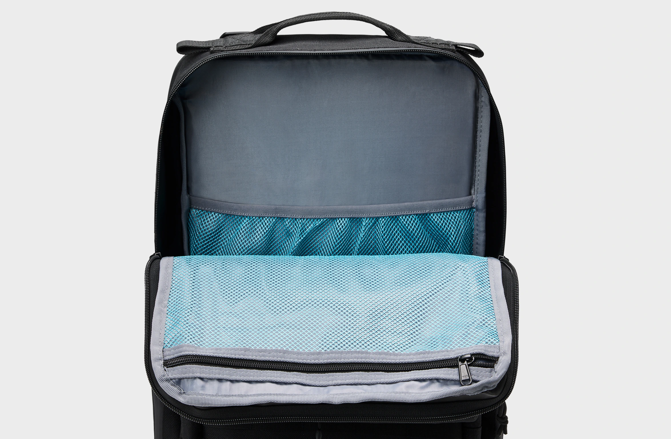 Black 28-liter waterproof backpack