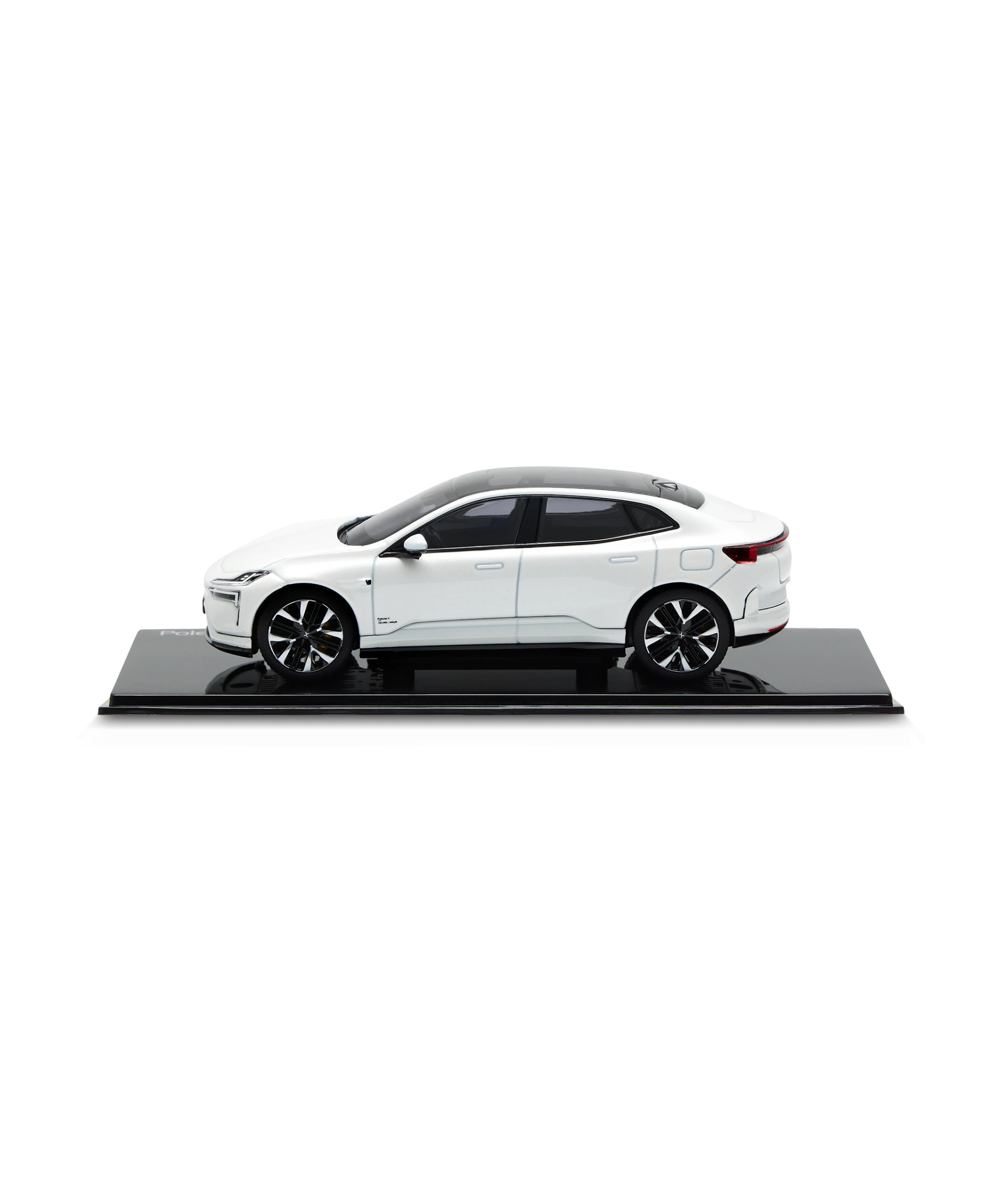 Polestar 4 Scale model 1:43 in color snow