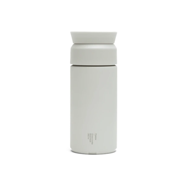 Grå termos med minimalistisk design