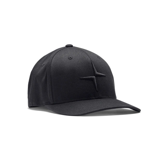Black cap with tone-on-tone Polestar symbol on the front