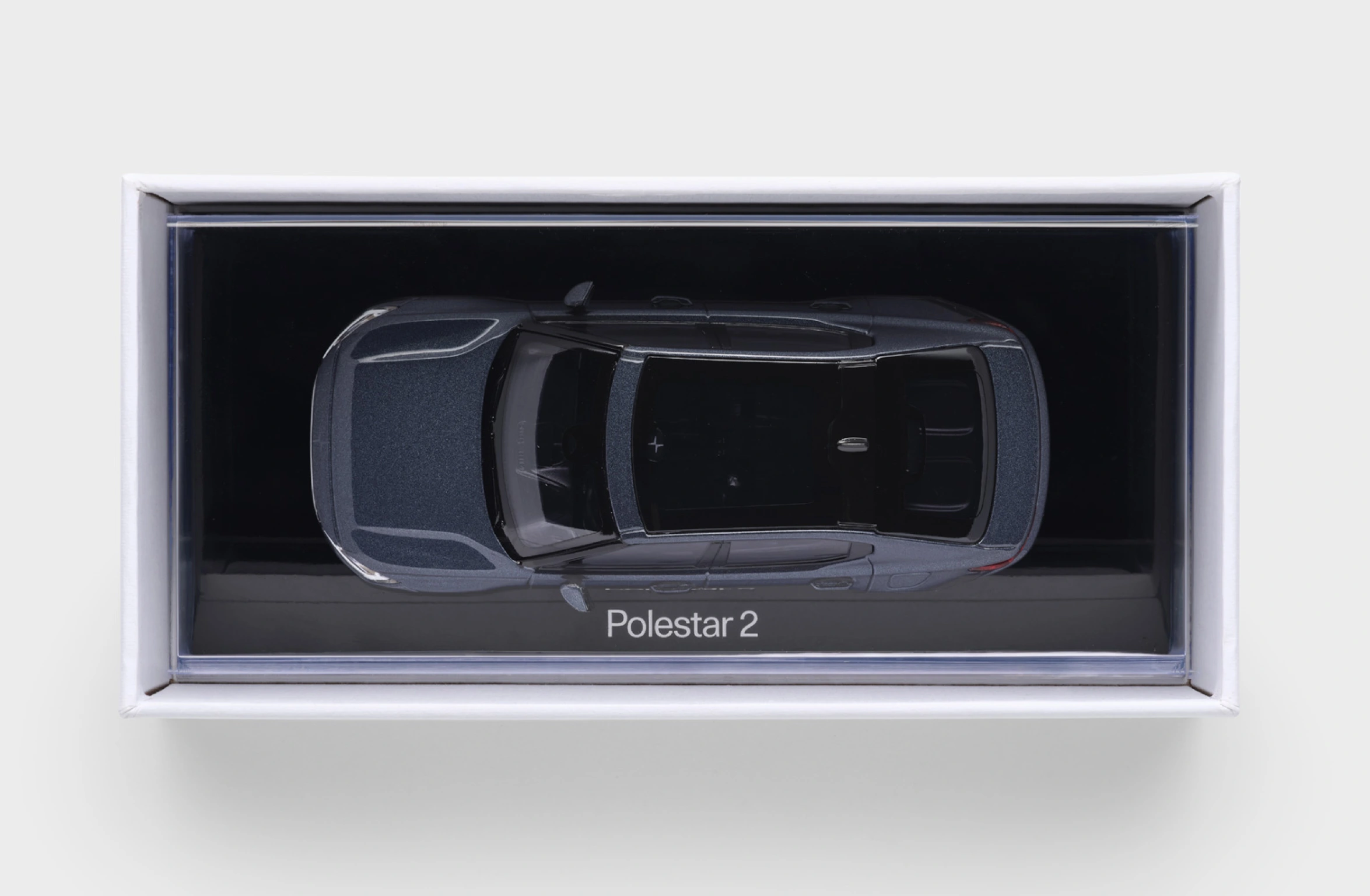 Polestar 2 MY21, 1:43 Scale Model in color midnight