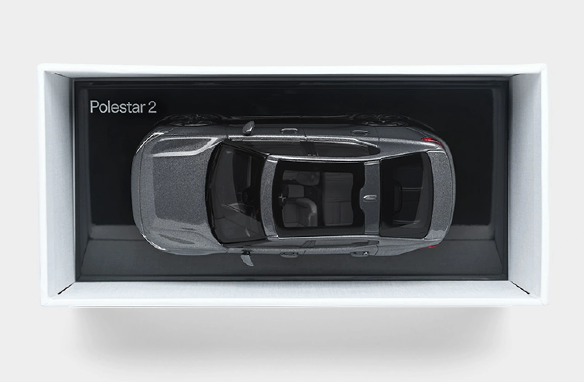 Polestar 2, 1:43 Scale Model in color thunder