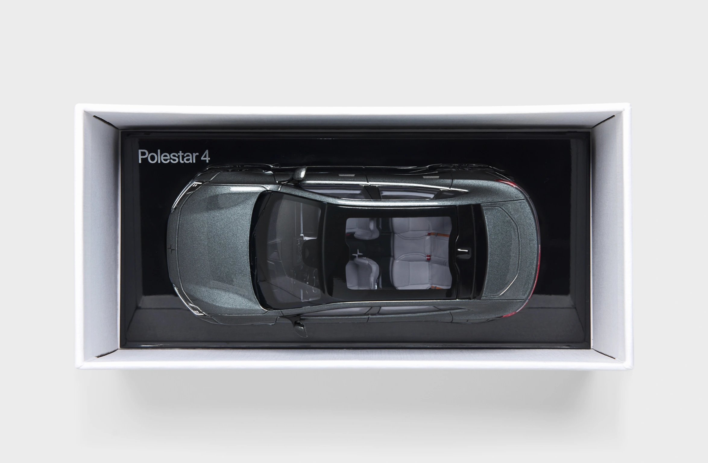 Modellauto Polestar 4 im Maßstab 1:43 im storm